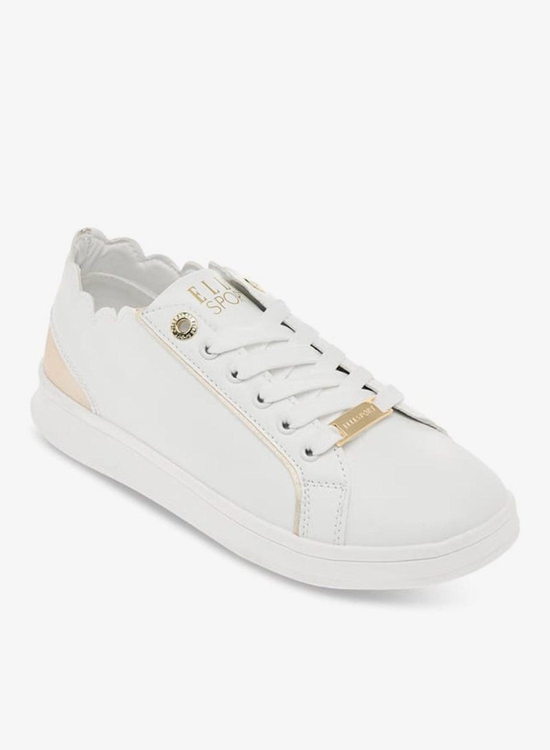 ELLE Women's Panelled Lace-Up Sneakers - Image 1