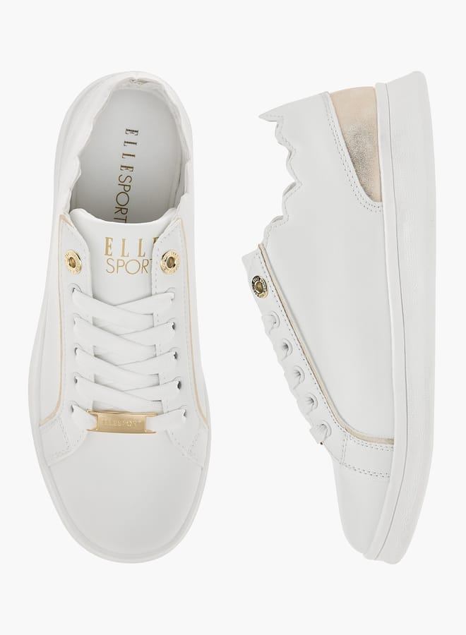 ELLE Women's Panelled Lace-Up Sneakers  - Image 2