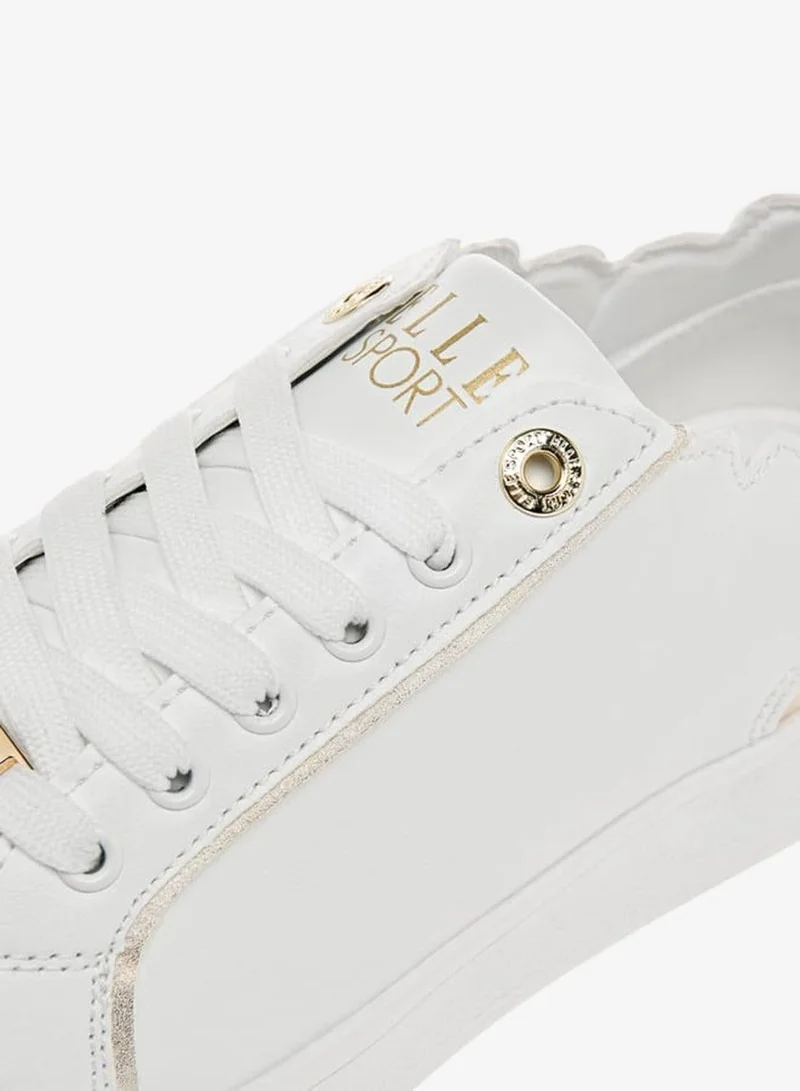 ELLE Women's Panelled Lace-Up Sneakers