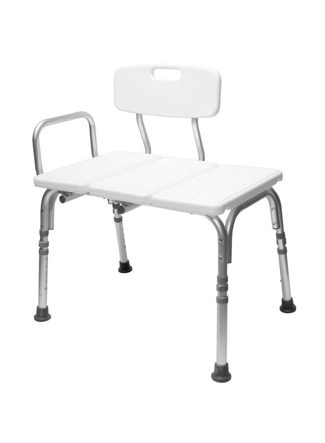 careX Tub Transfer Bench - Shower Bench and Bath Bench with Height Adjustable Legs - Convertible to Right or Left Hand Entry, Shower Chair For Bathtub, Bathtub Chair - Image 1