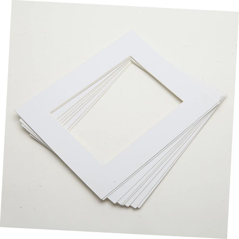White Paper Photo Frames For Wall 50 Pieces Rectangular Picture Frames Home Decor - Image 3