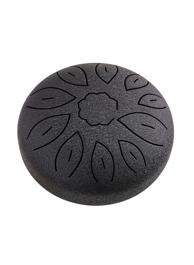 Generic 6-Inch Steel Tongue Drum 11 Notes Handpan Drum C Key with Drum Mallet Finger Picks Percussion Musical Instruments for Meditation Yoga - Image 1