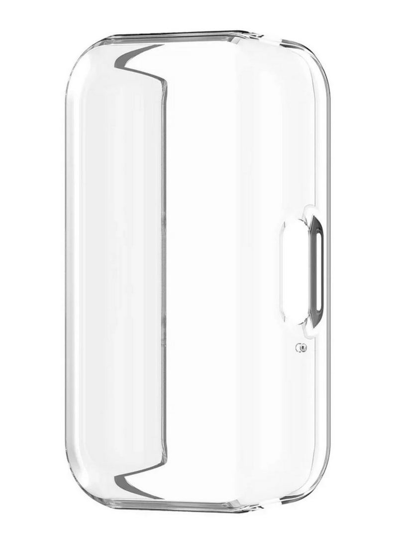 1PC Full Protective Case Cover for Samsung Galaxy Fit 3 SM-R390 360degree TPU Bumper Shockproof Frame Case with Screen Protector Soft Rubber Shell Precise Cutouts Anti-Scratch Anti-Impact  - Image 4