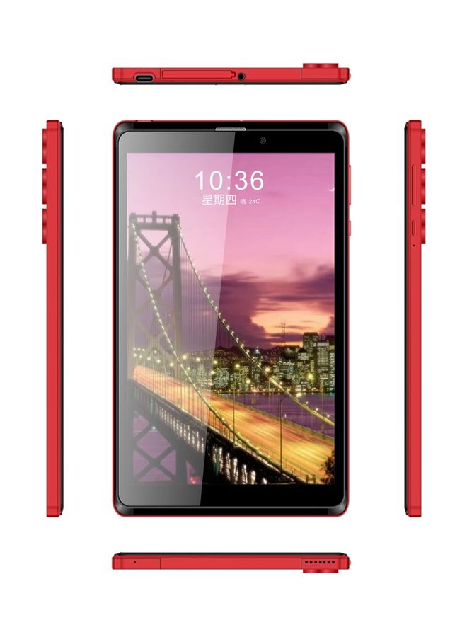 C idea Android 8-Inch Smart Tablet IPS Screen 5G LTE Single SIM WiFi, Kids Tab Zoom Supported Tablet PC Red With Pre-installed Tempered Glass - Image 3