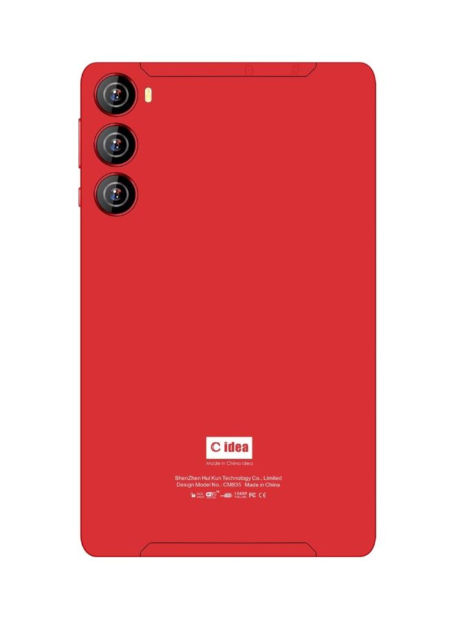 C idea Android 8-Inch Smart Tablet IPS Screen 5G LTE Single SIM WiFi, Kids Tab Zoom Supported Tablet PC Red With Pre-installed Tempered Glass - Image 2