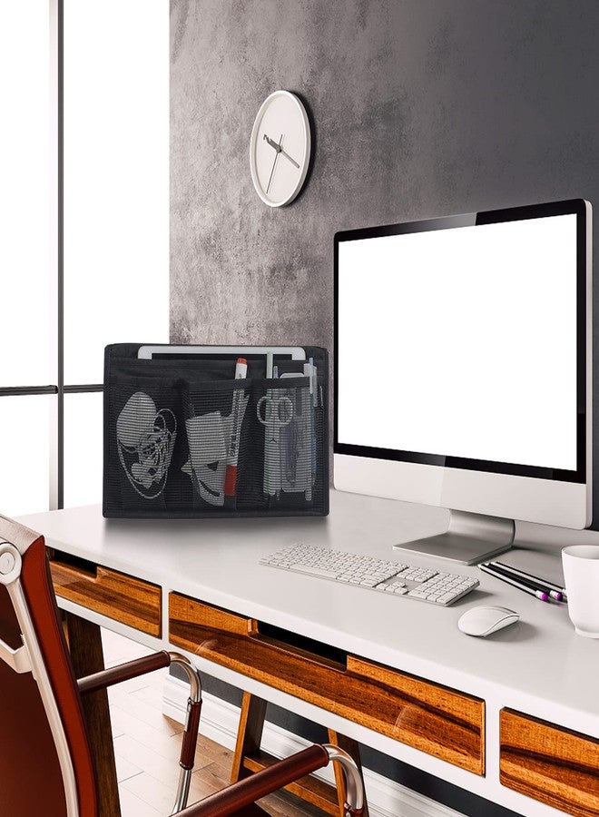 Gloppie Bedside Caddy with Pockets - Table Nightstand & Loft-Bed Organizer - Desk Storage & Hanging Organizer for Dorm - Image 4