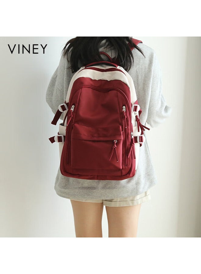 Viney Backpack For Women, Casual High School And Middle School Student Bookbag, Large Capacity Lightweight Travel Backpack, Birthday Gift For Girlfriend - Image 1
