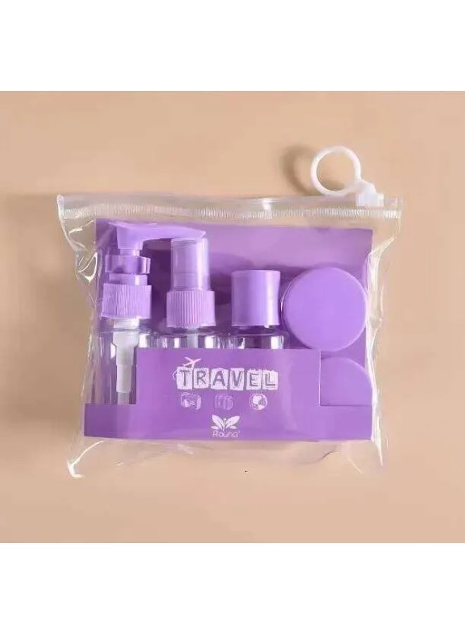 Portable Travel Size Empty Bottle Set Multicolor 6Pcs - Image 3