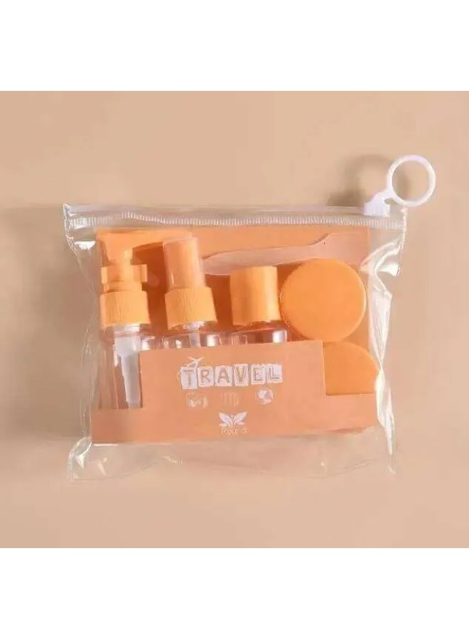 Portable Travel Size Empty Bottle Set Multicolor 6Pcs - Image 1