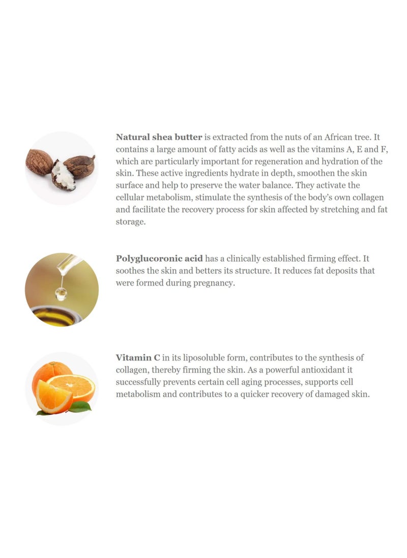 Maternea - Firming Body Cream | Anti Cellulite Action and Polyglucuronic Acid Vitamin C Shea Butter | 150ml - Image 1