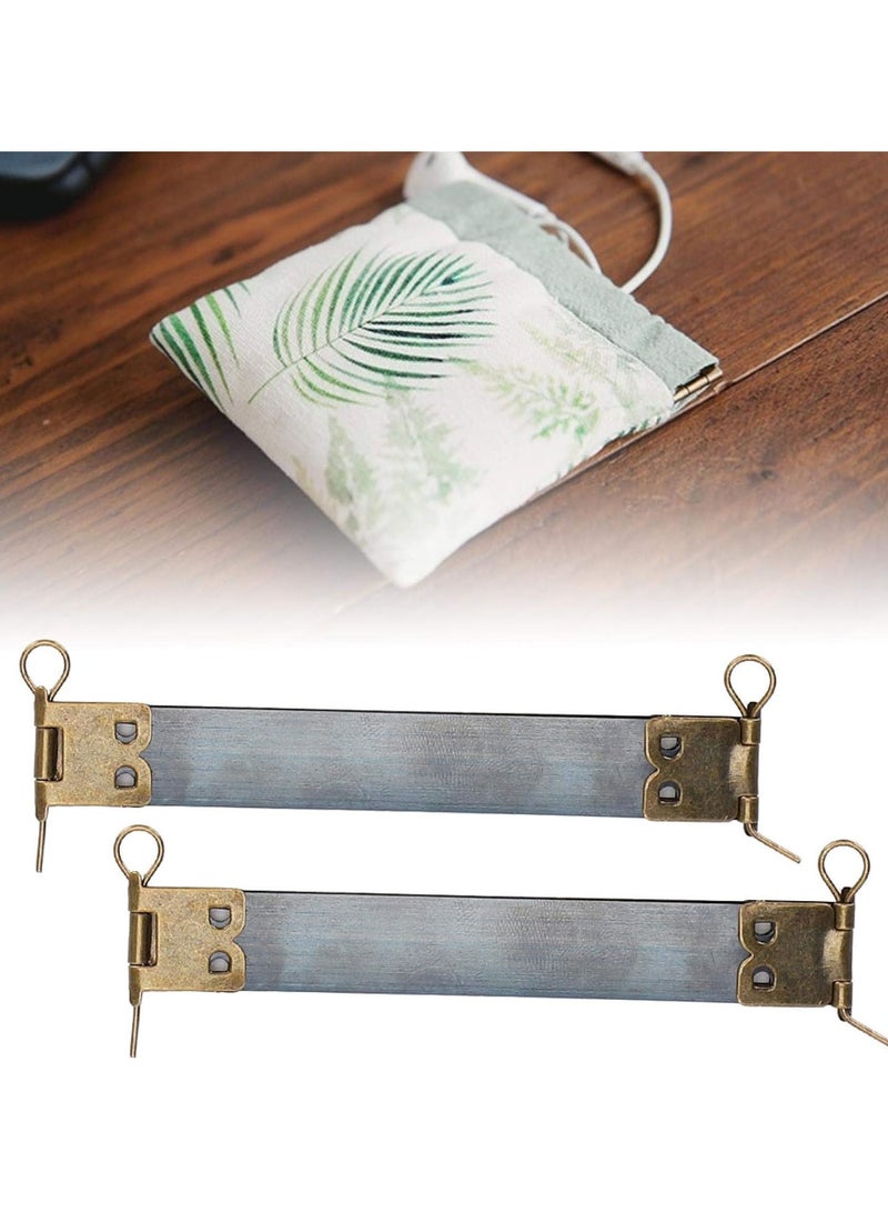 GGOOT Purse Internal Frame, Iron 10PCs Bag Clasp Lock, Long Service Life for Leather Purse Internal Clasp Fabric Sewing Process  - Image 4