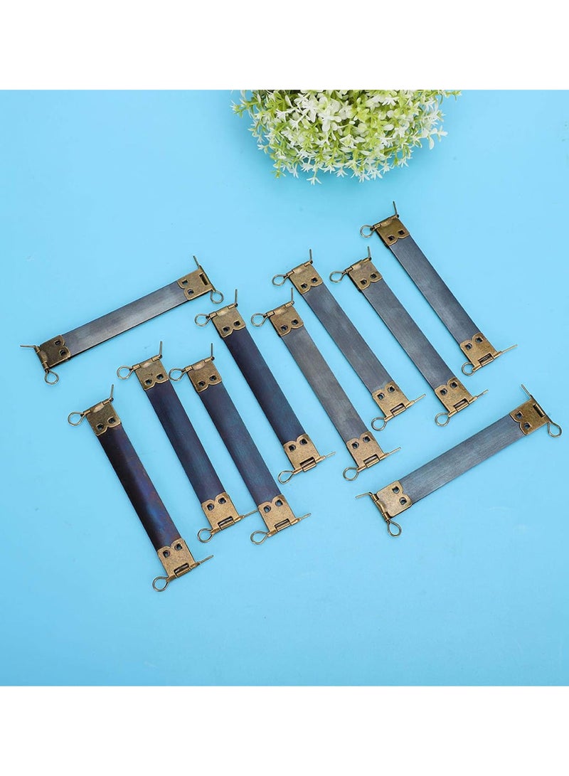 GGOOT Purse Internal Frame, Iron 10PCs Bag Clasp Lock, Long Service Life for Leather Purse Internal Clasp Fabric Sewing Process  - Image 3