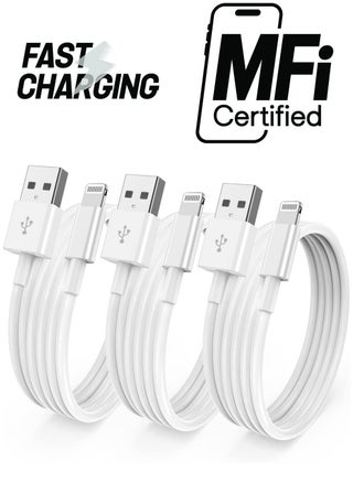 3 Pack[ Apple MFi Certified ] iPhone Charger 3ft, Lightning to USB Cable 3 Feet, Fast Apple Charging Cable Cord 3 Foot for iPhone 14 Pro Max/13 Pro Max - pzsku/Z121B8D0CA9EF9A5B001EZ/45/_/1739912780/61942d0e-8f5e-490c-98ba-9f3a3a260450