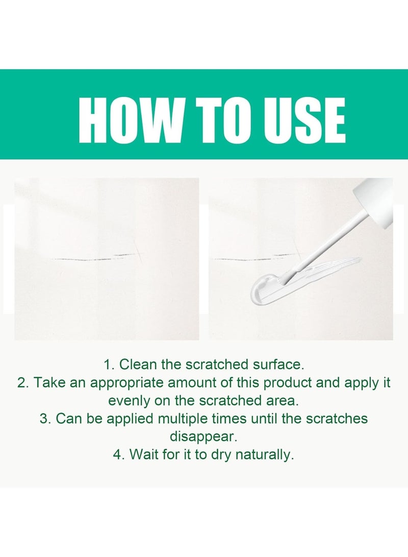 Suntown White Touch Up Paint, Multi Surface Touch Up Paint Pen, White Paint Pen with Sandpaper, Appliance Paint & Porcelain Touch Up Repair Kit, for Chips, Scratches, Interior and Exterior House Paint, 15ML - Image 5