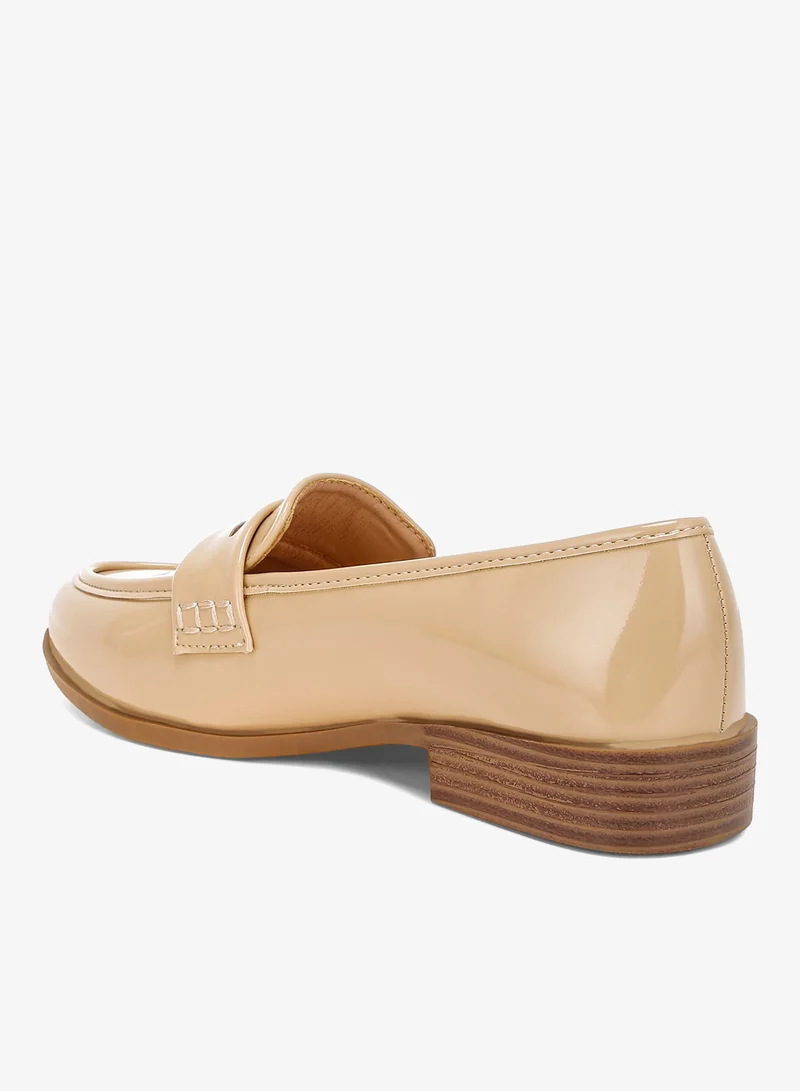 London Rag Beige London Rag Women's Penny Strap Detail Loafers in Beige for Women | Best Price UAE