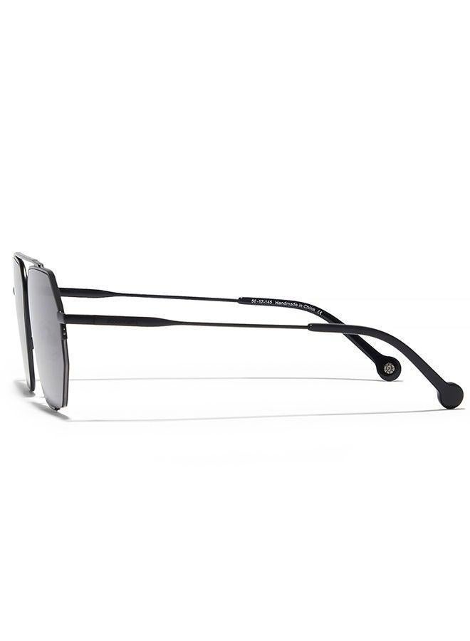 30Sundays MEGÈVE,Men Sunglasses, Geometric Sunglasses, UV Protection: UV400 (Black,Gray) - Image 3