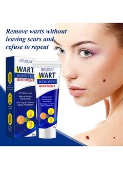 Sefudun Wart Remover Ointment, Smoothes Skin Gentle Fast Acting Gel Wart Removal For Plantar Wart Flat Warts And Corns, Fast-Acting Corn Removal Mask For Plantar, Common And Flat Wart 20G  - Image 3
