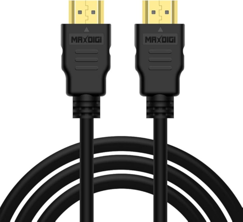 HDMI Cable 4.9 ft / 1.5m | High Speed 24k Gold Connectors, 4K @ 60Hz, Ultra HD, 2K 1080P ARC Compatible | for Laptop, Monitor, PS5, PS4, PS3, WII, Xbox One, Fire TV, Apple TV, LCD, LED