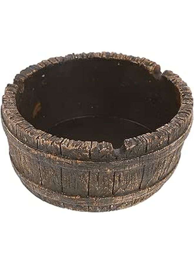 Retro Cement Ashtray Compact Ashes Holder For Home Office Desk Decor Lightweight Smoker Accessory - Image 1