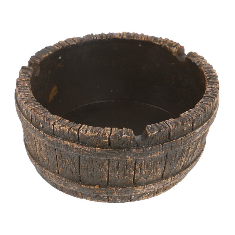 Retro Cement Ashtray Compact Ashes Holder For Home Office Desk Decor Lightweight Smoker Accessory - Image 2