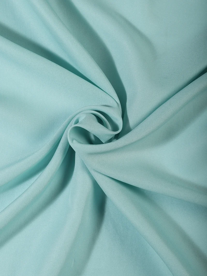 أيه كيه إس Solid Seafoam Green Santoon Fabric - One Meter