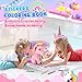 Toyze 21in1 Unicorn Gift Set for Girls Ages 38  Soft Plush Toy DressUp Accessories  Coloring Book Party Gifts for 4 5 6 7 Year Old Girls  Unicorn Toys - Image 4