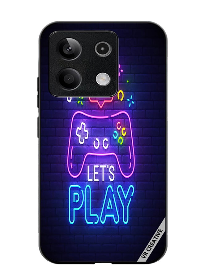VR CREATIVE Protective Case Cover For Xiaomi Poco X6 Lets Play Design Multicolour - Image 1