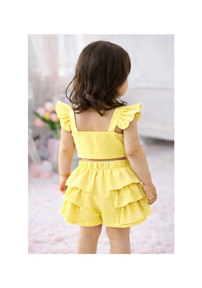 Luna Layers Set for Girls - Pop Yellow
