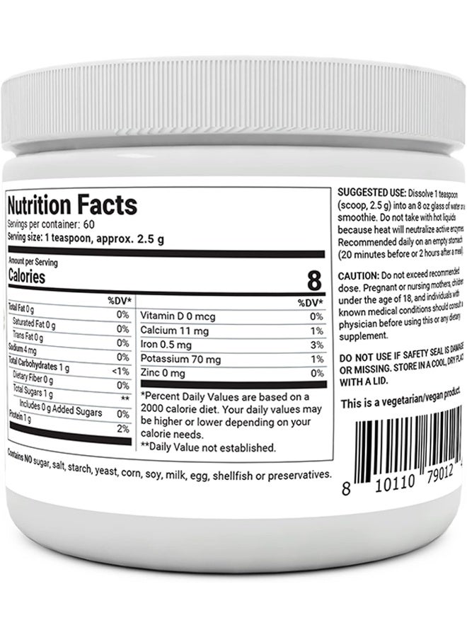 Dr. Berg Nutritionals Dr. Berg's Nutritionals Wheat Grass Superfood Powder - 60 Servings - Gluten Free Non GMO - 5.3oz - Image 2