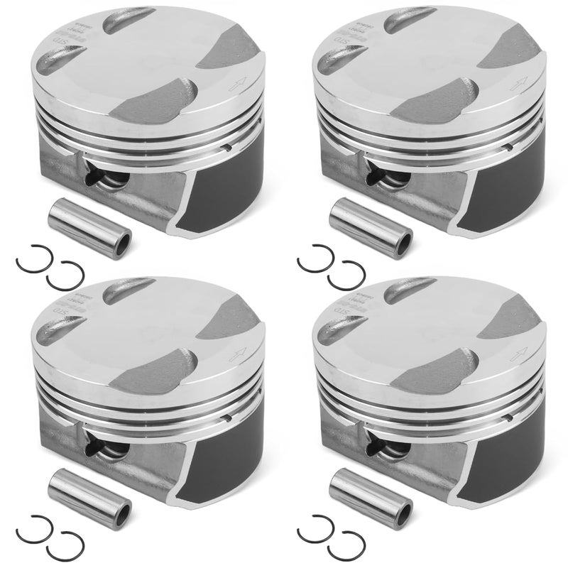 4Pcs Piston Assembly Compatible with BMW Mini R55 R60 R56 R57 R58 R61 1.6 Cooper One Replacement# 11257576975 11257589348 - Image 1