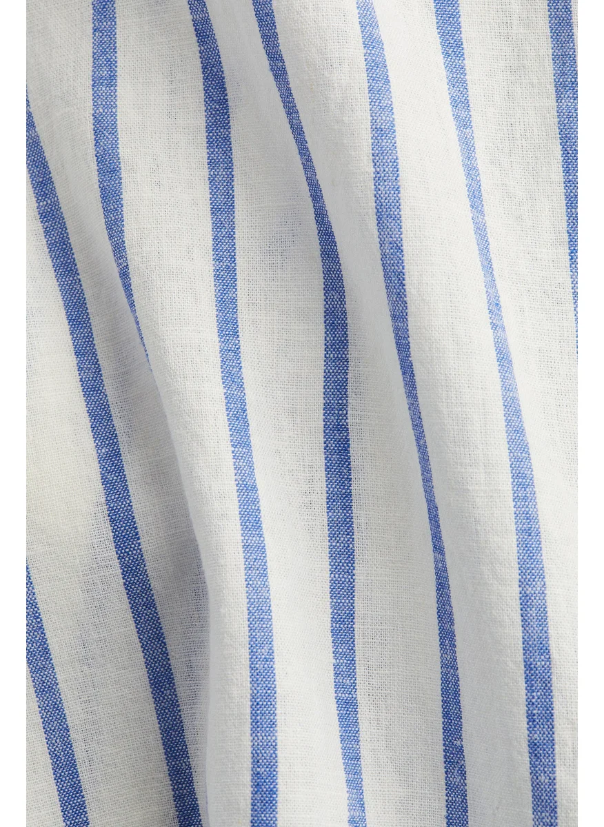 اتش اند ام Linen-Blend Shirt