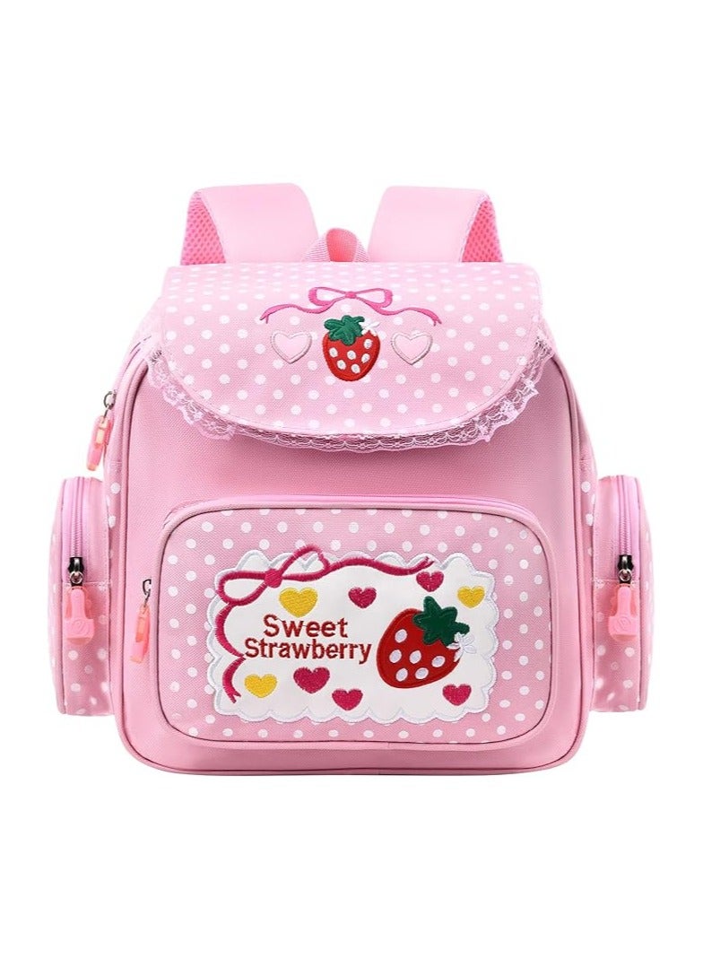 general Girls School Backpack Preschool Kindergarten Backpack Cute Durable Student Schoolbag, Pink, Medium, Backpack  - Image 1