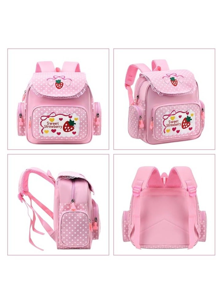 general Girls School Backpack Preschool Kindergarten Backpack Cute Durable Student Schoolbag, Pink, Medium, Backpack  - Image 2