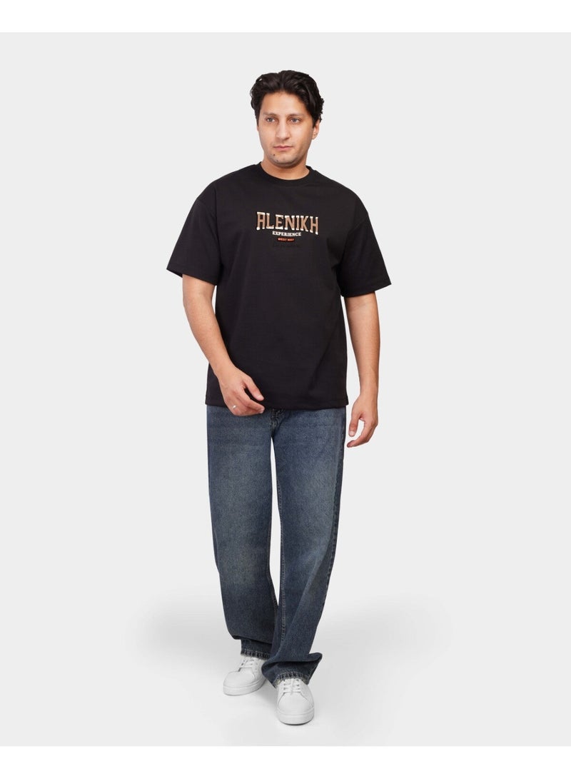 TORINESE "Experience Inspire" Urban Black Oversize Tee - Image 3