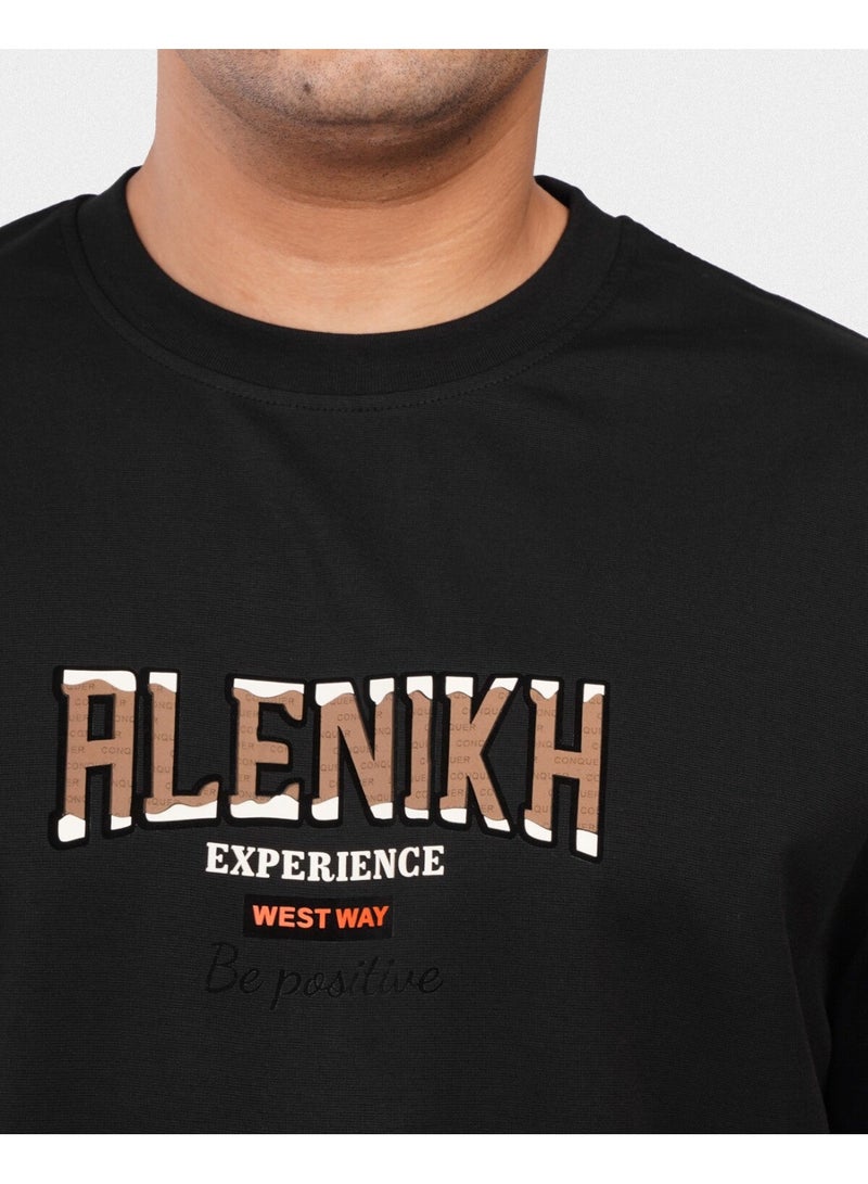 TORINESE "Experience Inspire" Urban Black Oversize Tee - Image 4