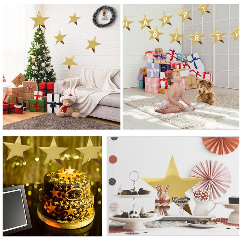 pcs Cutouts Paper Stars Birthday Wedding Decoration Party Decorative Props - Image 4