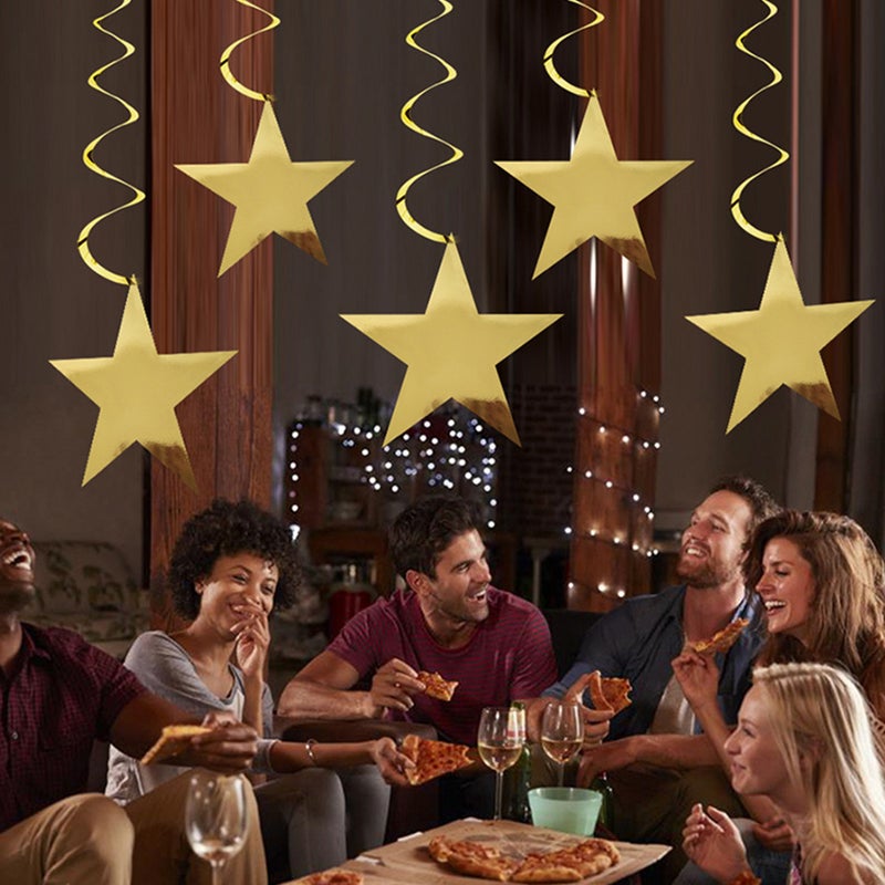 pcs Cutouts Paper Stars Birthday Wedding Decoration Party Decorative Props - Image 1
