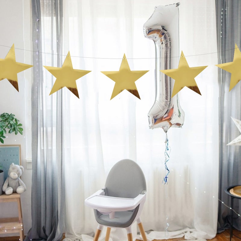 pcs Cutouts Paper Stars Birthday Wedding Decoration Party Decorative Props - Image 3
