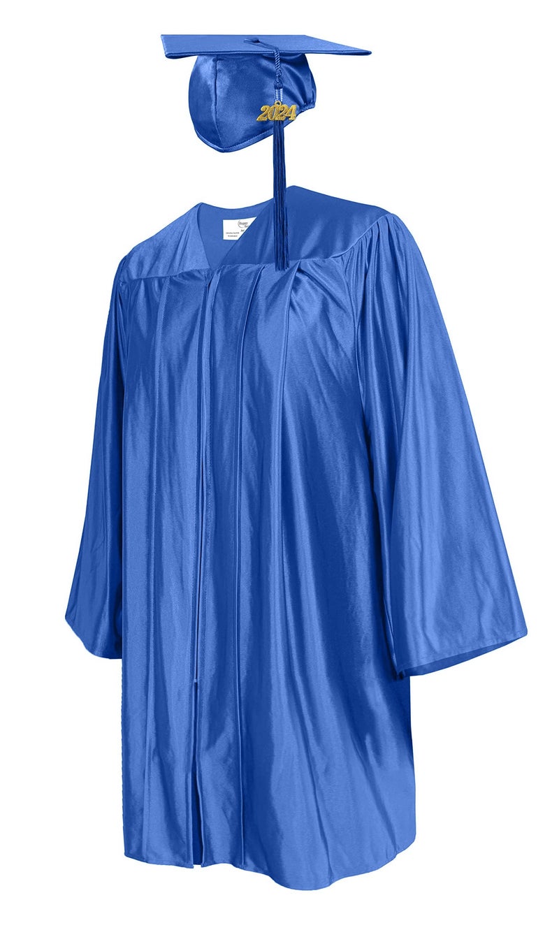 Happy Secret Kindergarten and Preschool Graduation Cap and Gown Set with Tassel and 2025 and 2026 Year Charms - Image 2
