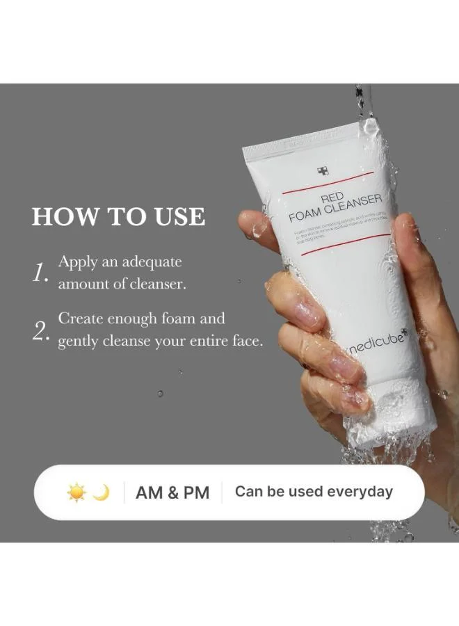 Medicube  MEDICUBE-RED FOAM CLEANSER 2020 120ML for Women | Best Price UAE