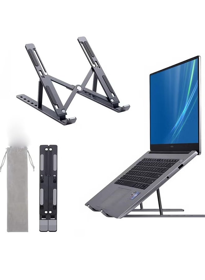 Notebook Computer Stand, Computer Heat Dissipation Stand, Adjustable Height, Portable Foldable Monitor Bracket, Suitable For MacBook Pro Air, Lenovo, Dell, HP, Notebook Computers, Tablet Computers - Image 1