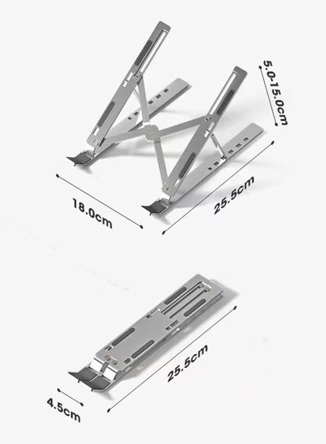 Notebook Computer Stand, Computer Heat Dissipation Stand, Adjustable Height, Portable Foldable Monitor Bracket, Suitable For MacBook Pro Air, Lenovo, Dell, HP, Notebook Computers, Tablet Computers - Image 2