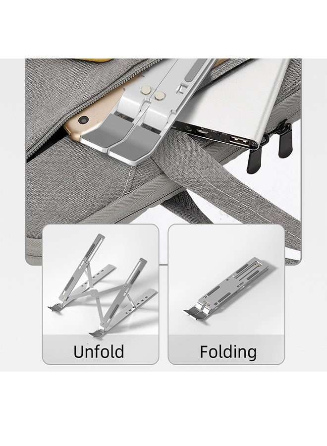 Notebook Computer Stand, Computer Heat Dissipation Stand, Adjustable Height, Portable Foldable Monitor Bracket, Suitable For MacBook Pro Air, Lenovo, Dell, HP, Notebook Computers, Tablet Computers - Image 4