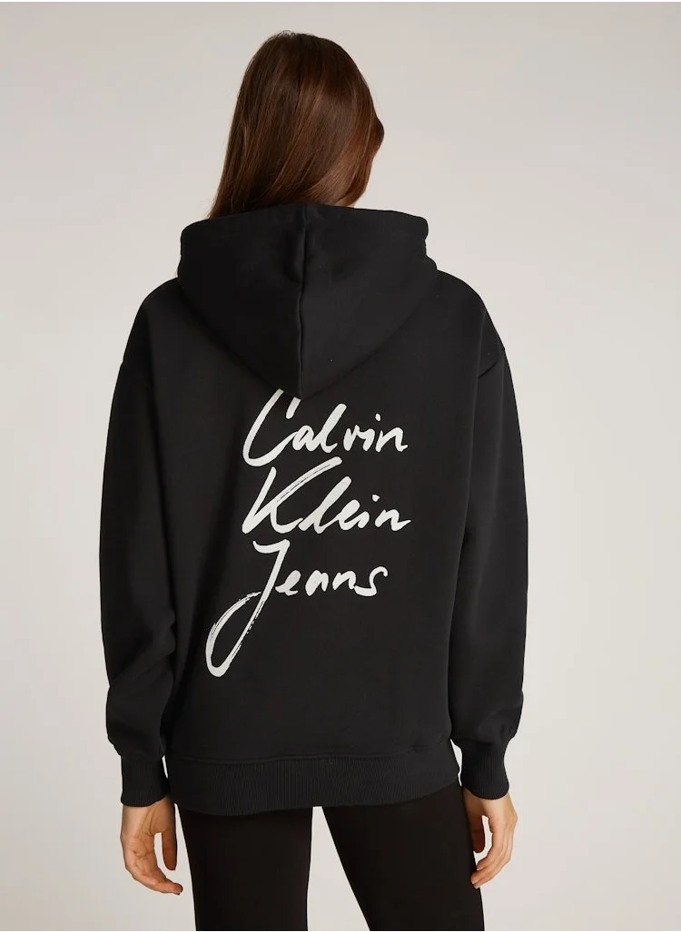 كالفن كلاين جينز Logo Deatil Hoodie