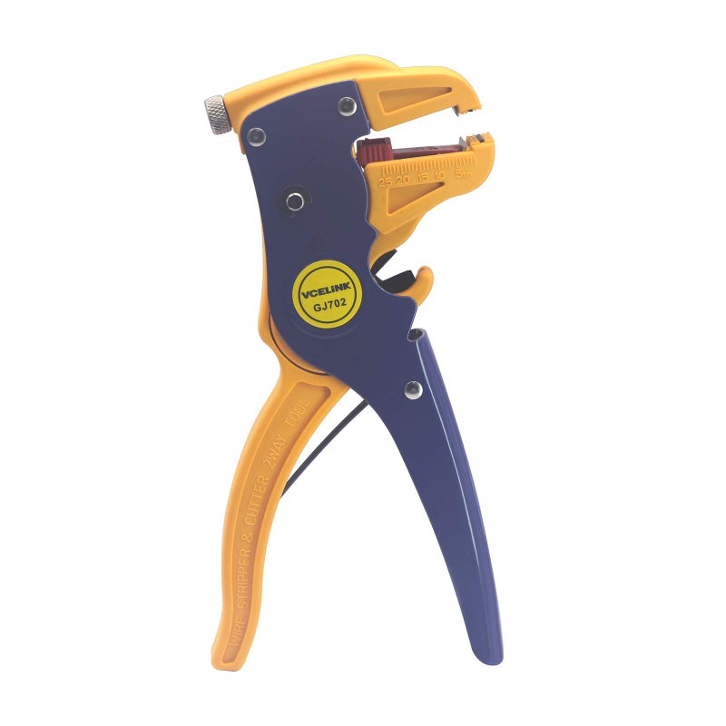 VCELINK VCELINK GJ702 Automatic Wire Stripper Wire Cutter Wire Stripping Tool for Stripping Single or Multiple Strand Cables and Wires for Electronic and Automotive Repair  - Image 1