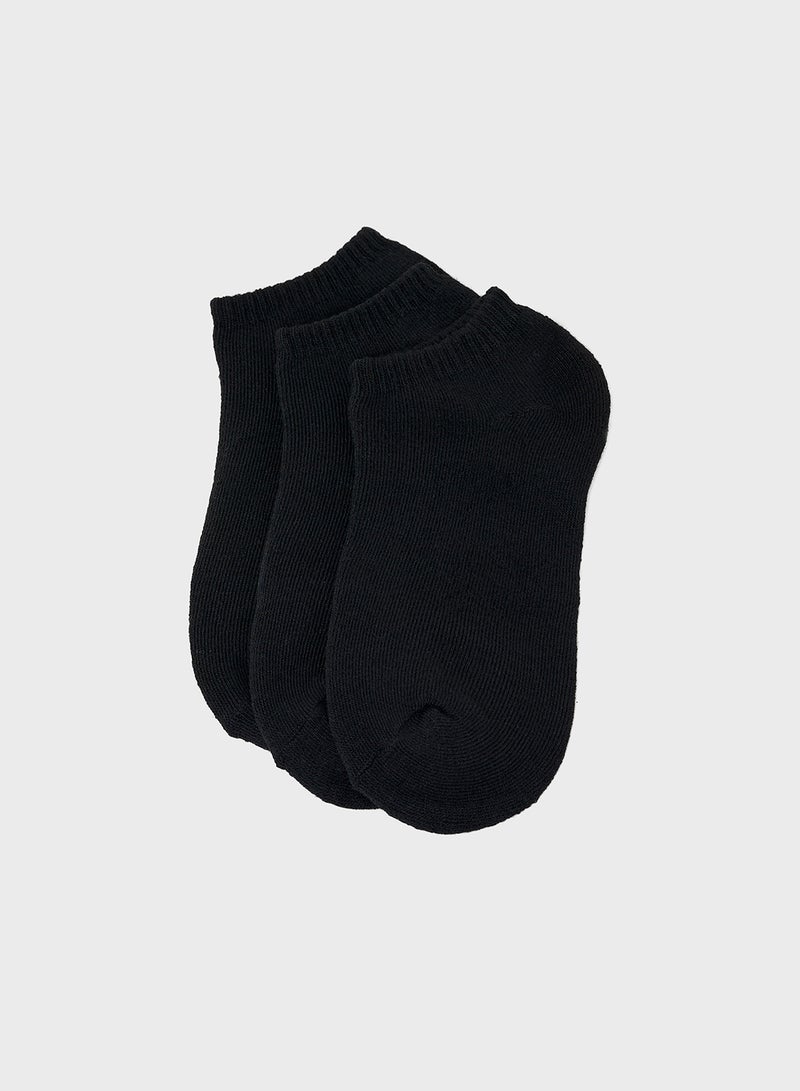 Seventy Five Basics Pack Of 3 Ankle Socks - Image 1