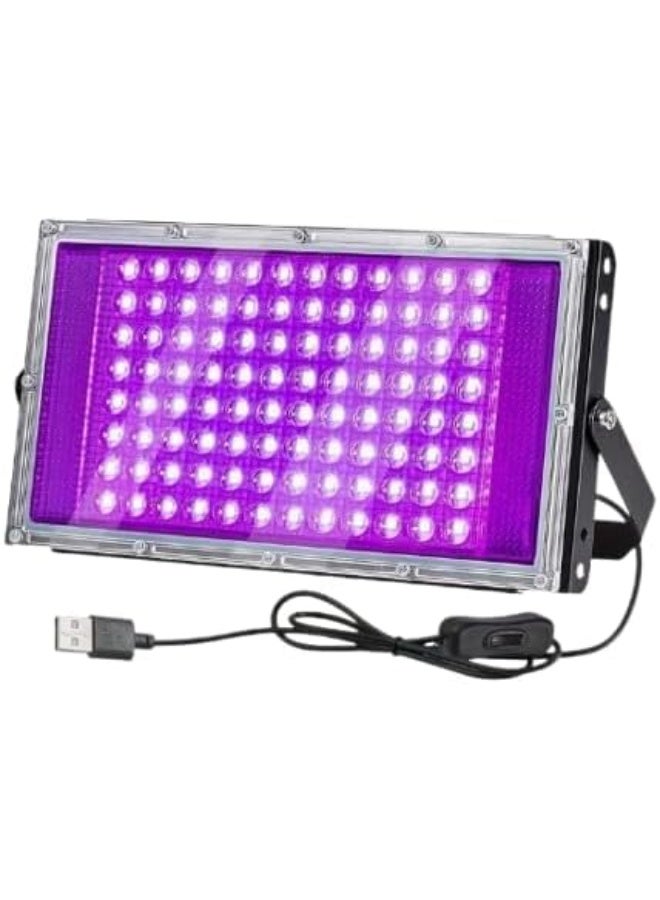 96 LED Plant Grow Light with USB Power and On/Off Switch, Metal Housing, Indoor Growing Lamp for Houseplants, Hydroponics, Seedlings and Greenhouse - Image 1