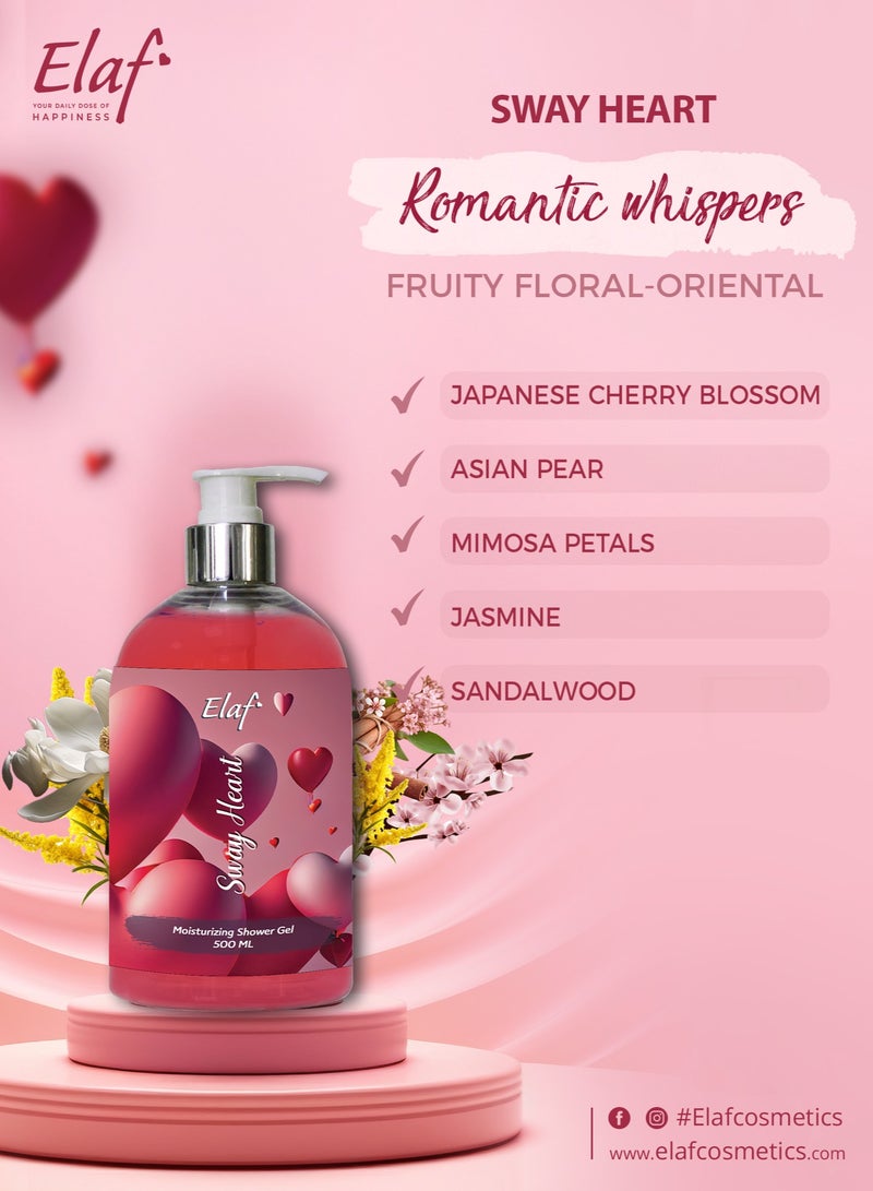 Elaf Shower Gel Sway heart - Image 2