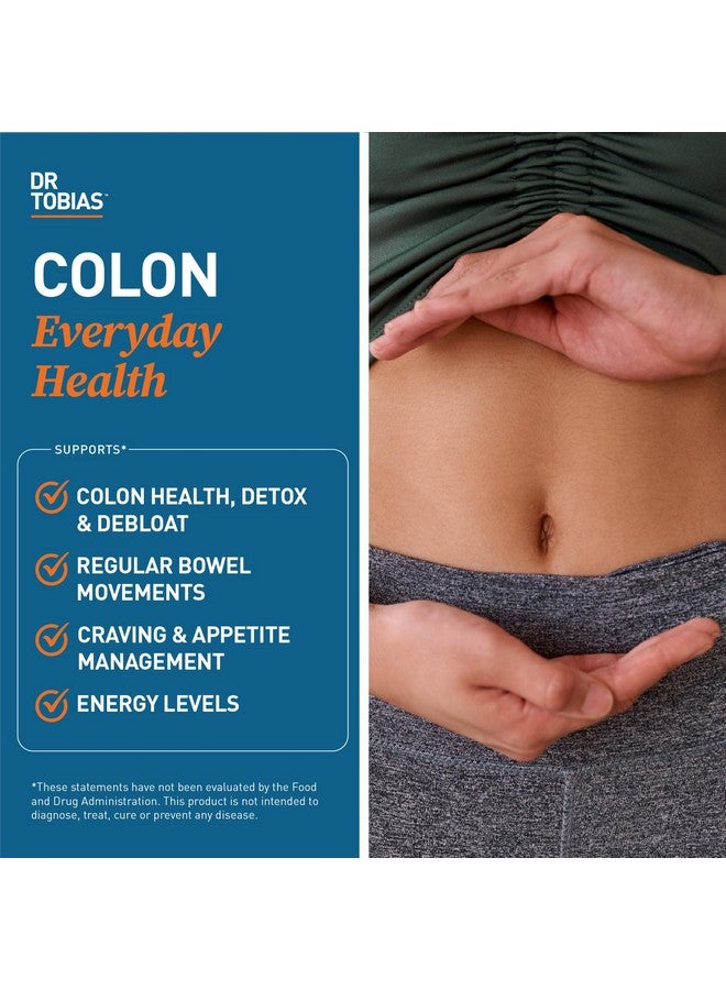 Dr. Tobias Dr. Tobias Colon Everyday Health - Gut Health for Women & Men - Psyllium Fiber Powder Drink with 4g Psyllium Husk Powder per Serving, Vegan, Gluten Free, Non-GMO, Strawberry Flavor, 60 Servings  - Image 3