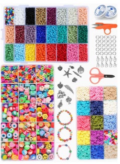Small Craft Beads Assorted Kit with Organizer Box for DIY